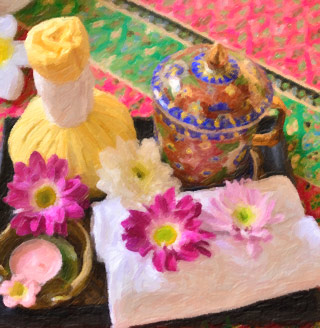 massagen zu hause mannheim Lavendel Thai Massage