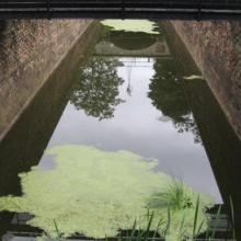 Becken Richtung Einlauf des Wassers