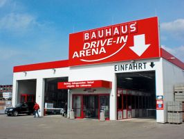 Drive In Arena Außenansicht